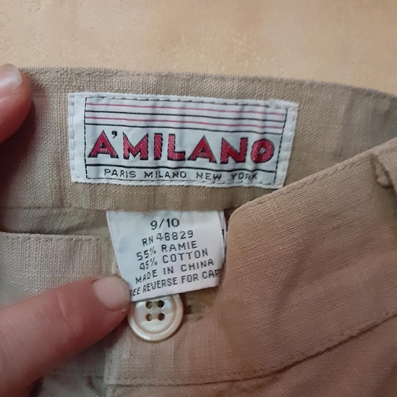 High Waisted Khaki Shorts - Picture 4 of 4